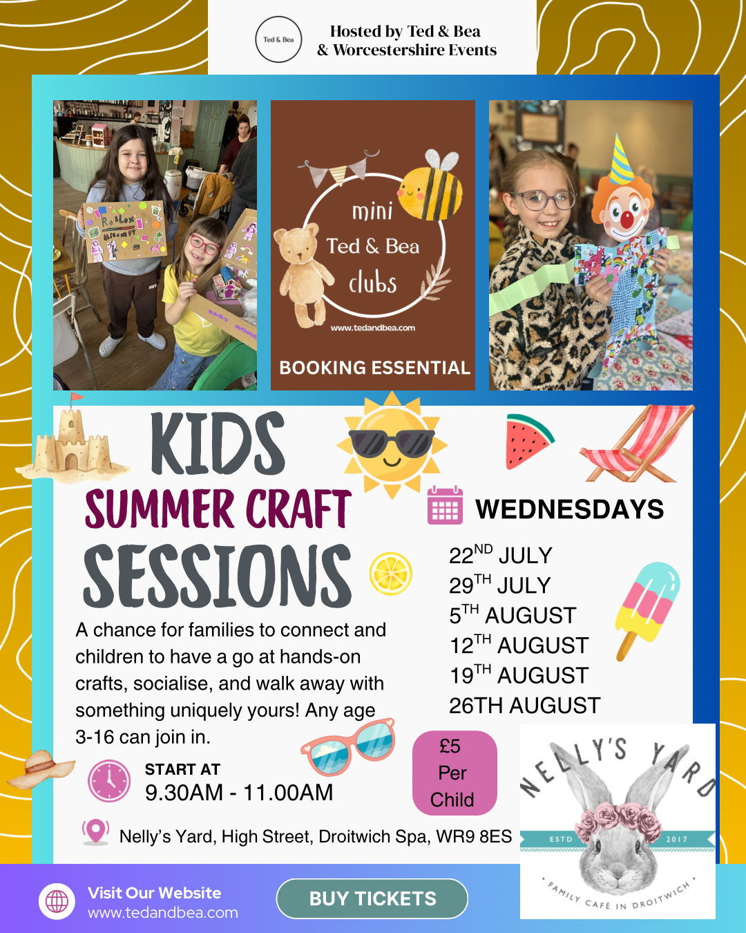 26/08 Nelly’s Yard Craft Sessions