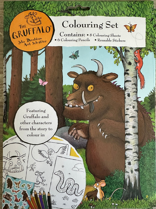 Gruffalo Colouring Set