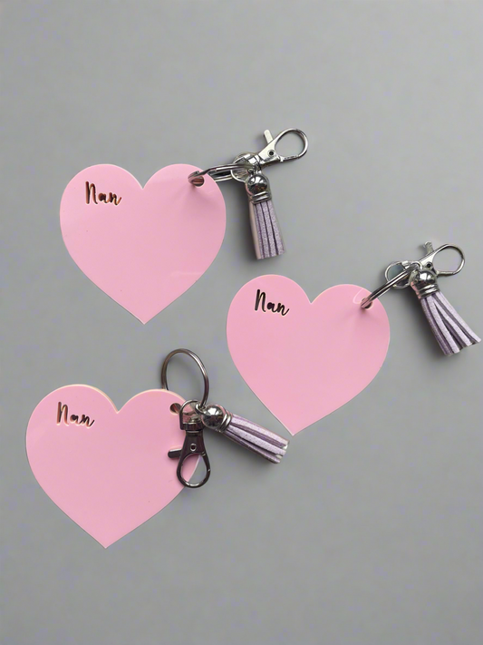 Pink Nan Keyring