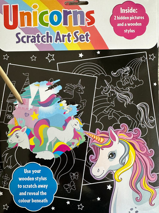 Unicorn Scratch Art Set