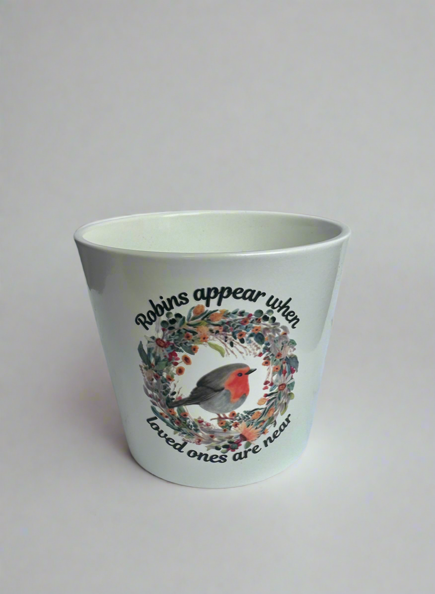Robins Appear When Loved Ones Are Near Plant Pot Gift