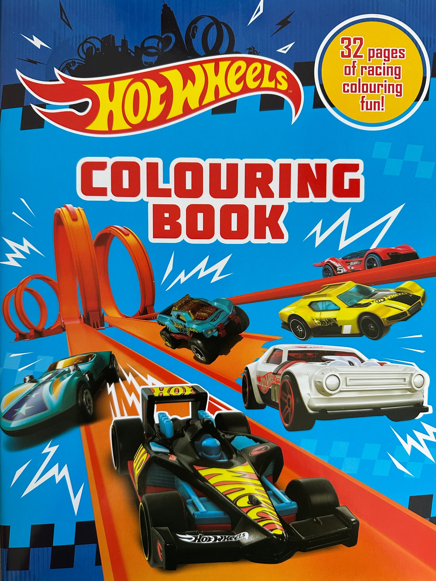 Hot Wheels Colouring Book