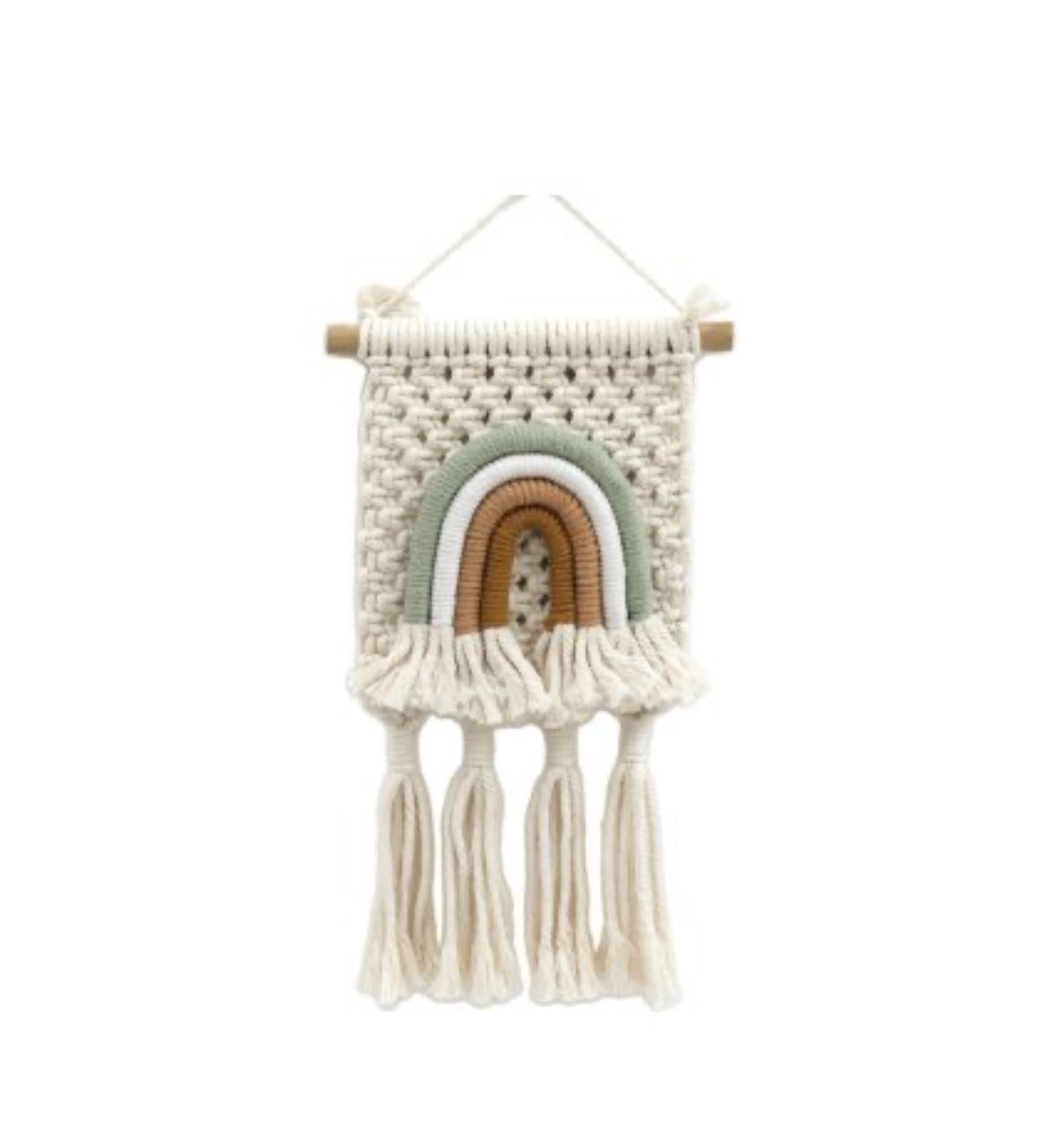 Rainbow Wall Tapestry Macrame