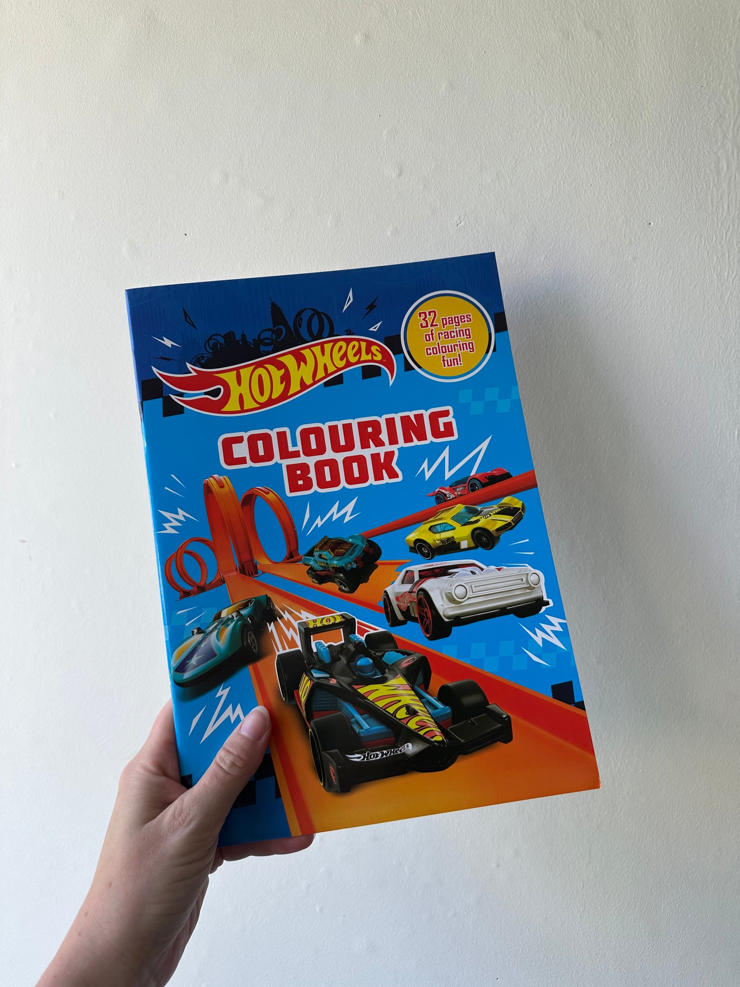 Hot Wheels Colouring Book