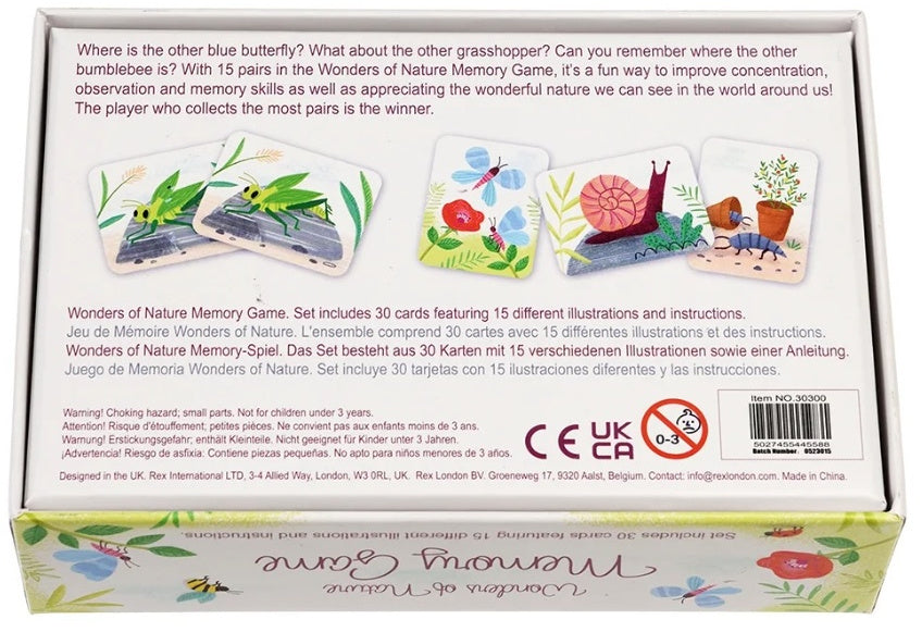 Wonders Of Nature Memory Game