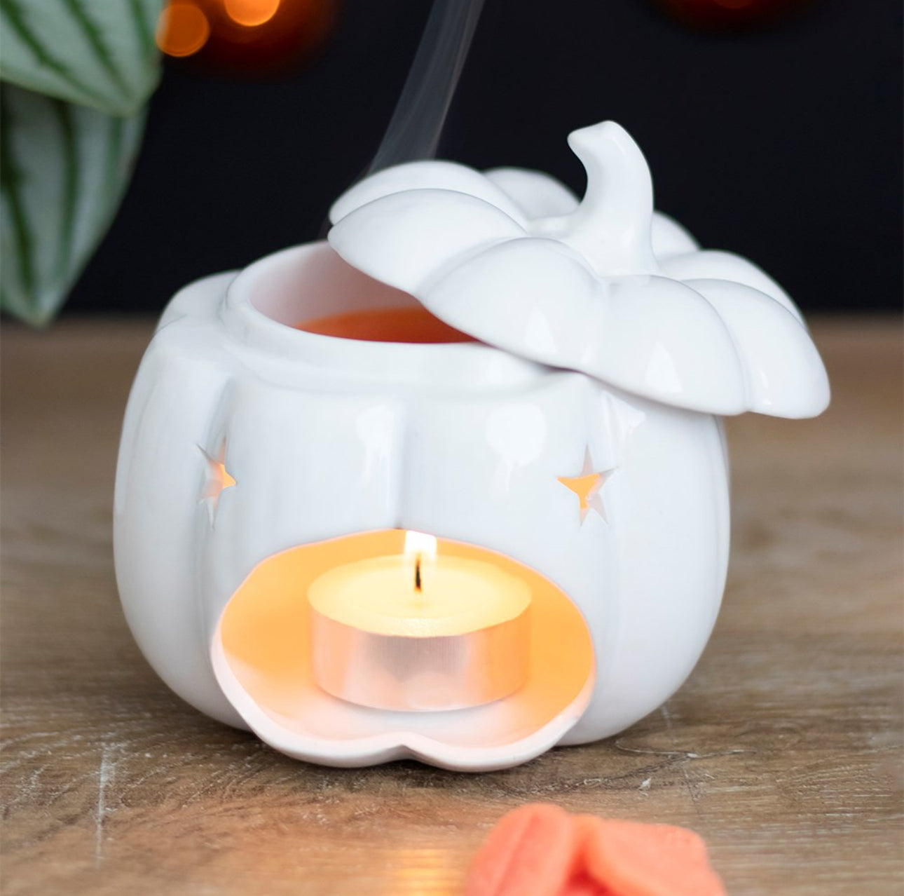 White Pumpkin Oil Burner Sale