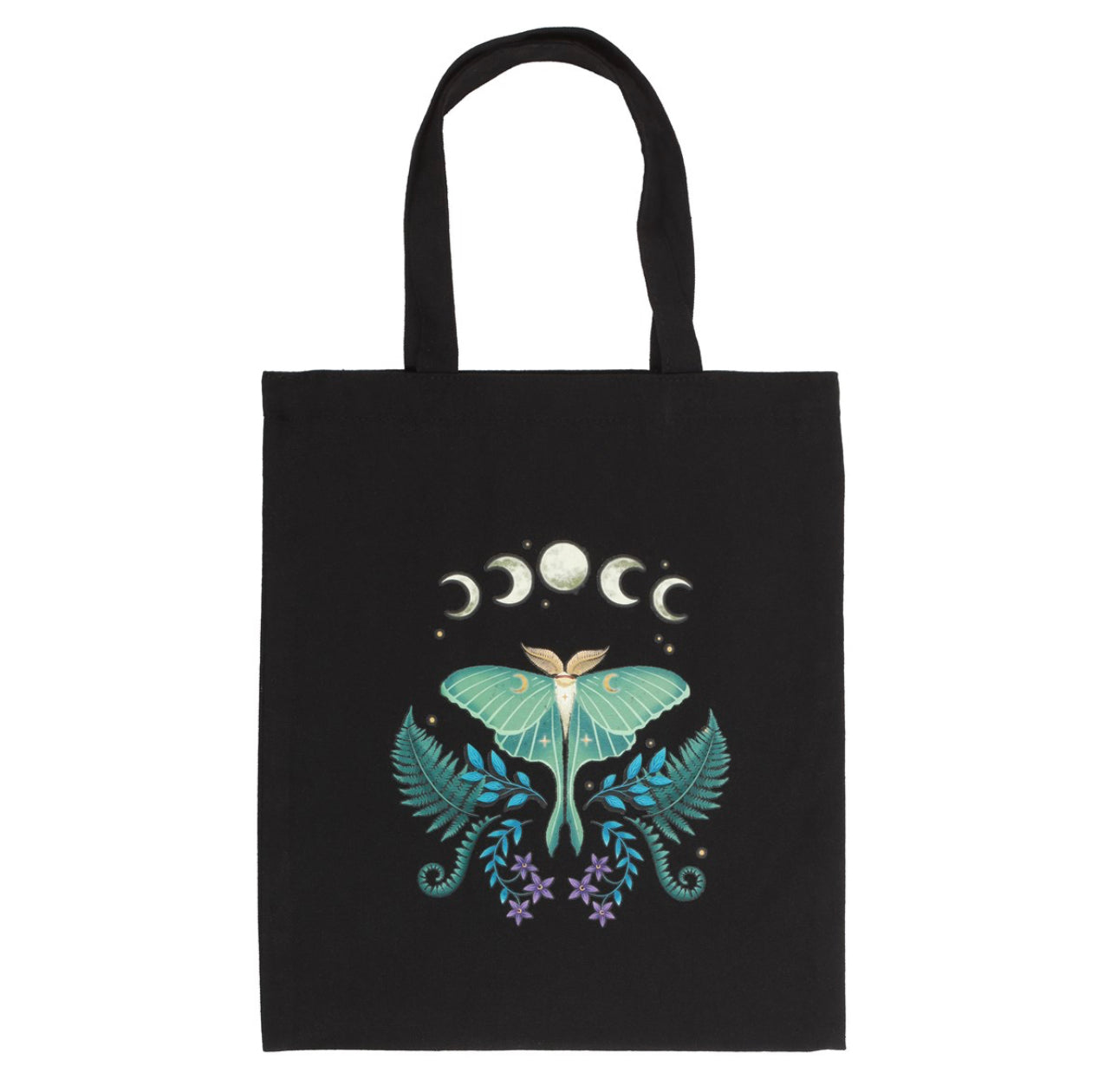 Luna Moth Cotton Tote Bag