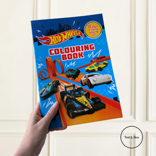 Hot Wheels Colouring Book