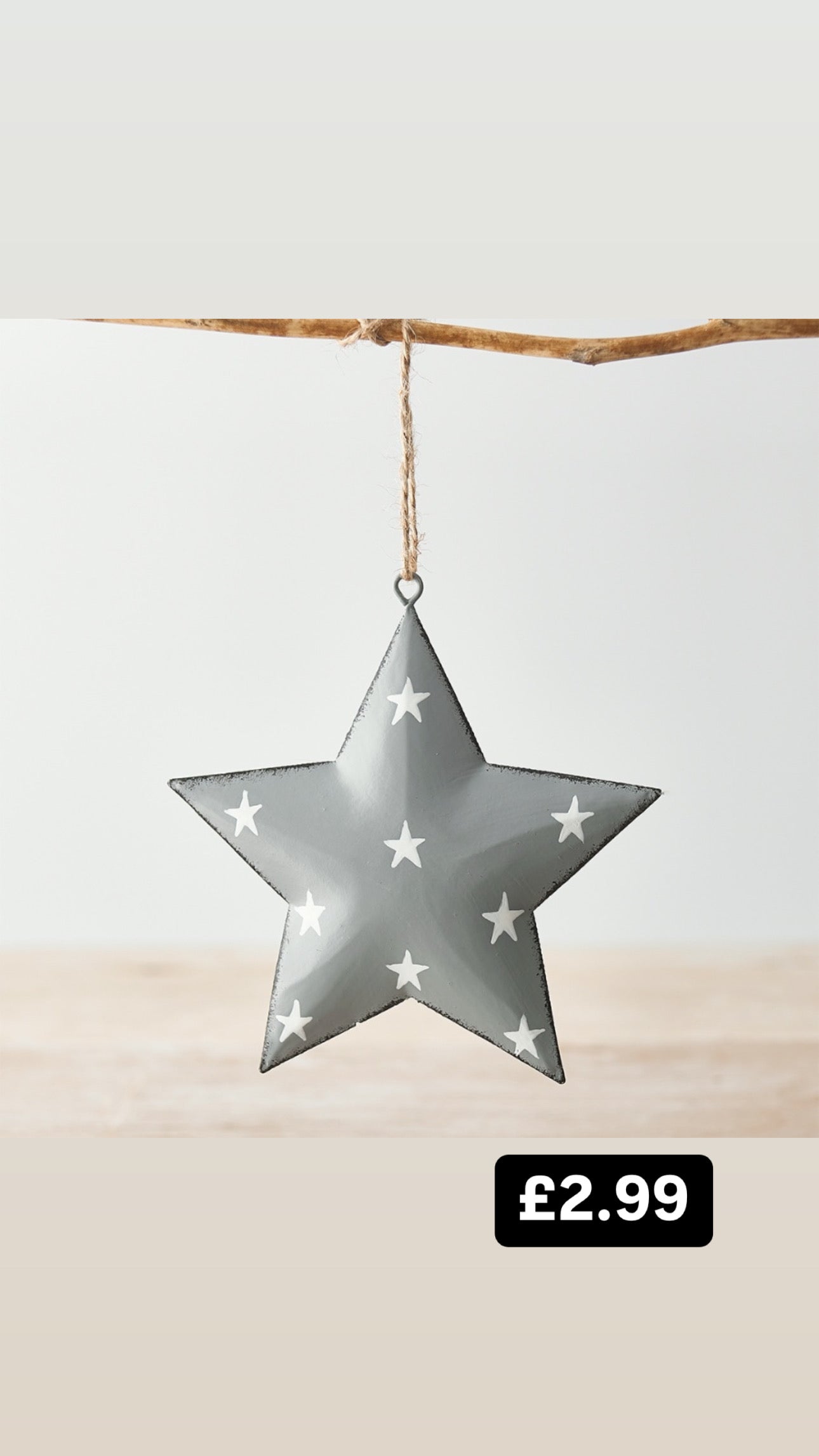 Metal Grey Star