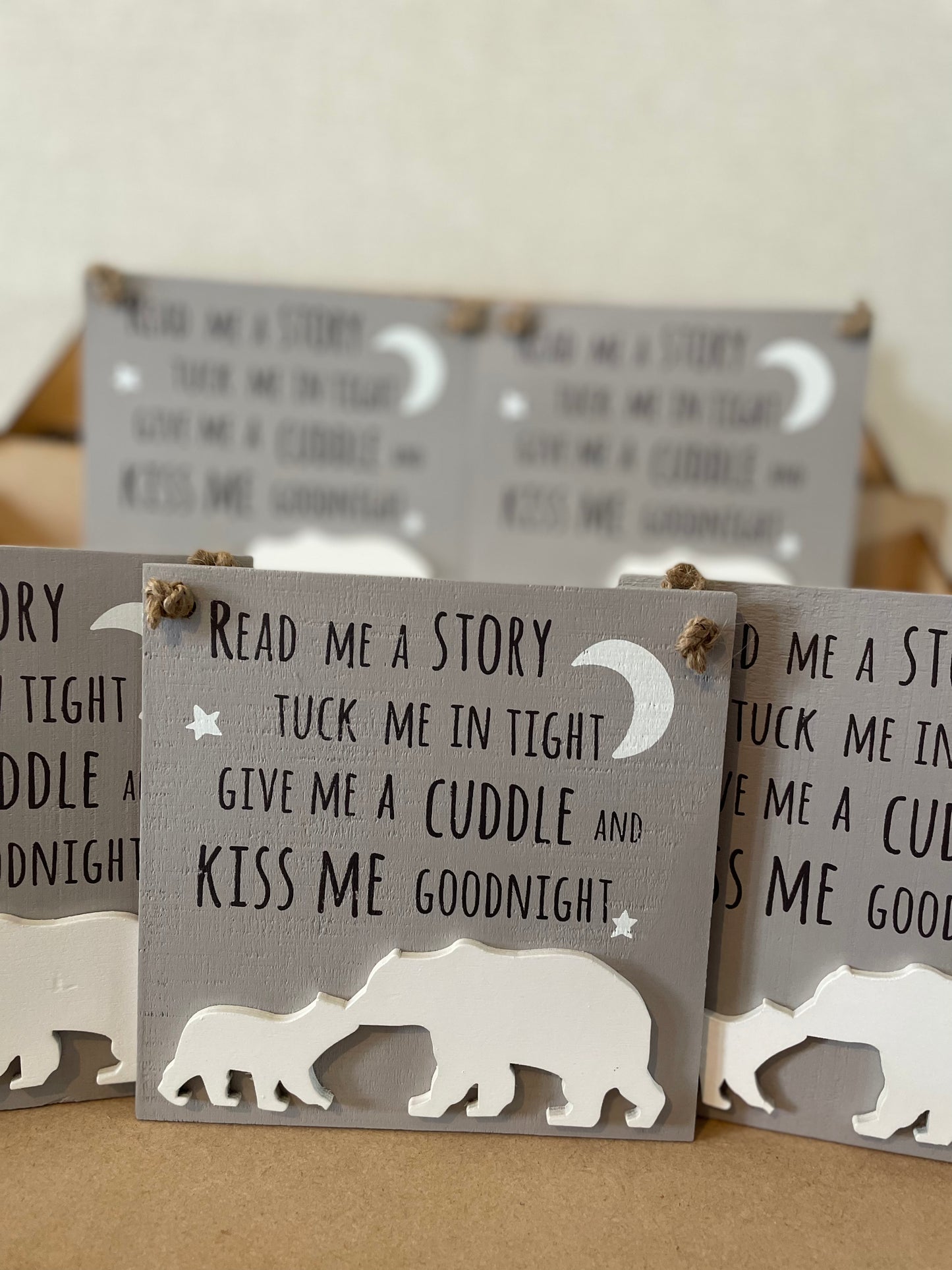 Read me a story wooden plaque
