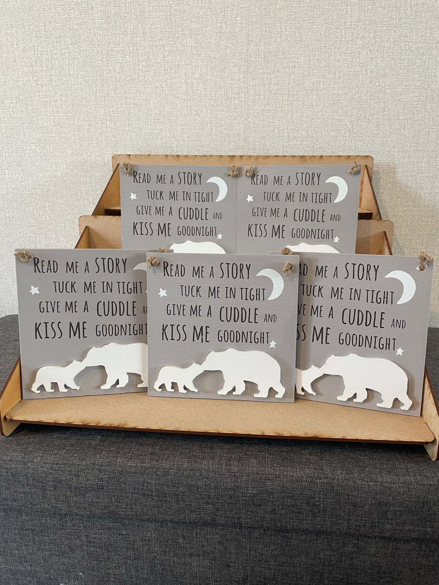 Read me a story wooden plaque