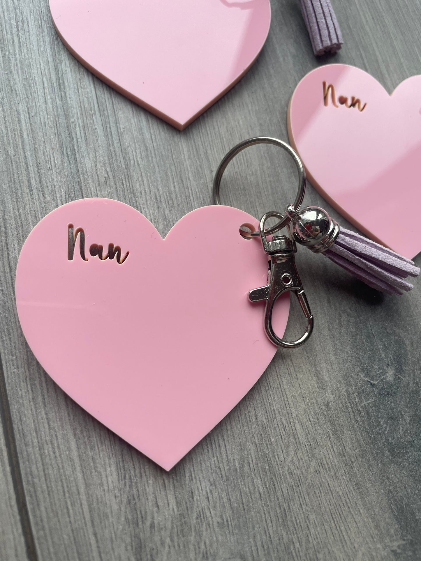 Pink Nan Keyring