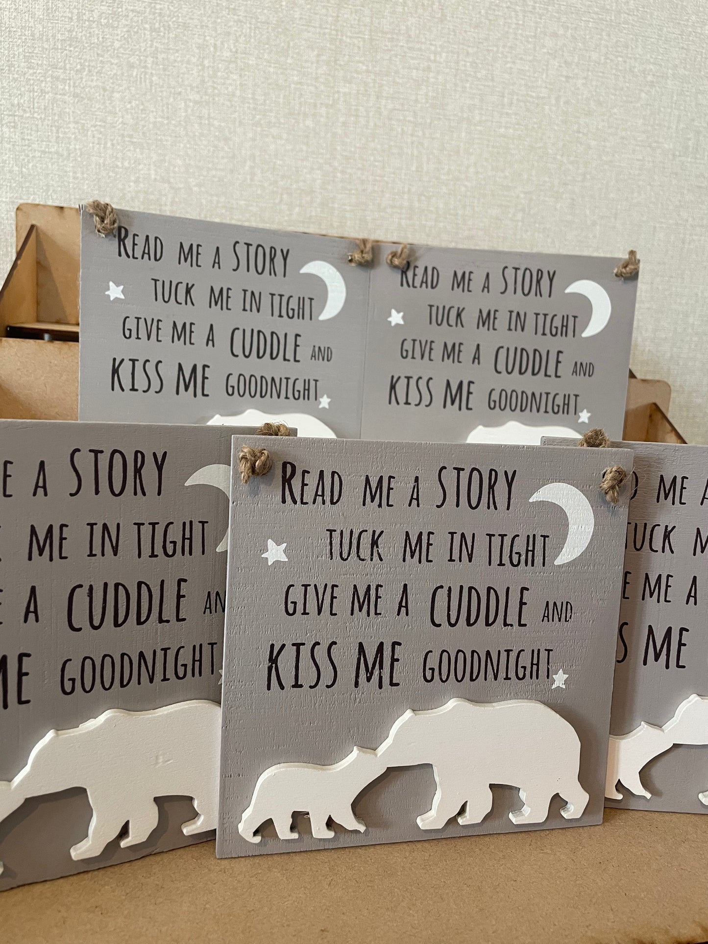 Read me a story wooden plaque