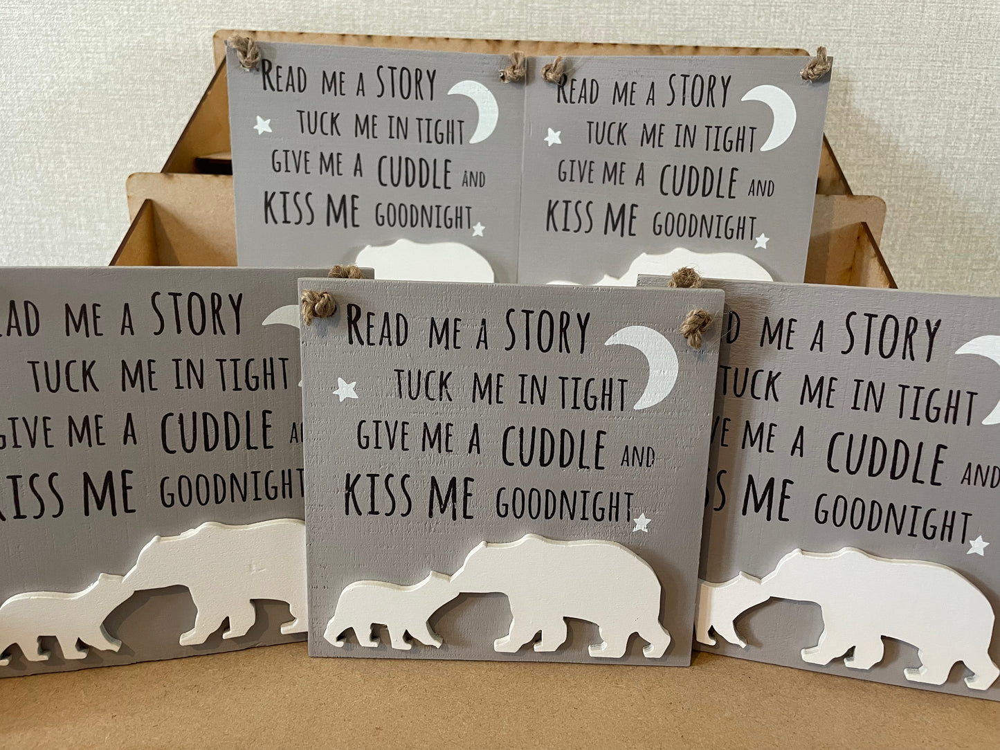 Read me a story wooden plaque