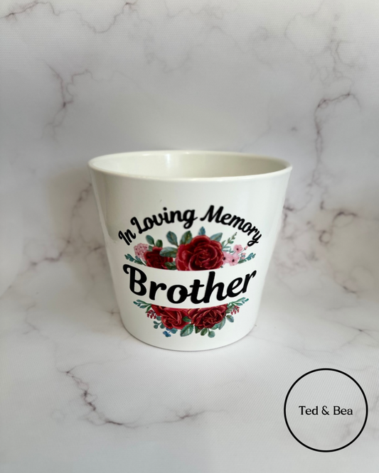 I’m loving memory - Brother plant pot