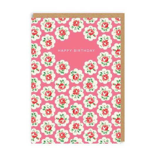 Cath Kidston Floral Birthday Card