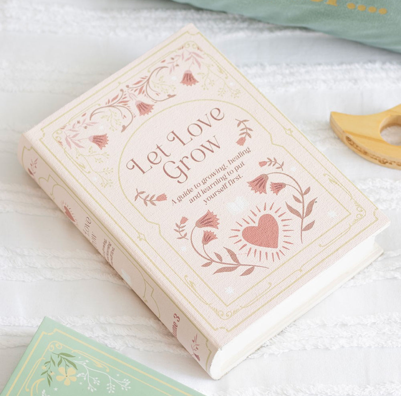 Pink Book Shaped Storage Box
