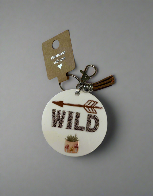 Unique bag charm key chain