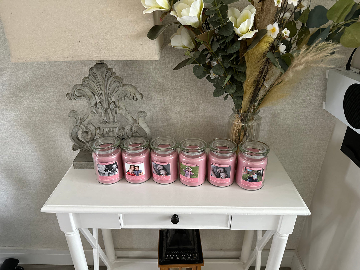 Personalised Glass Jar Candle