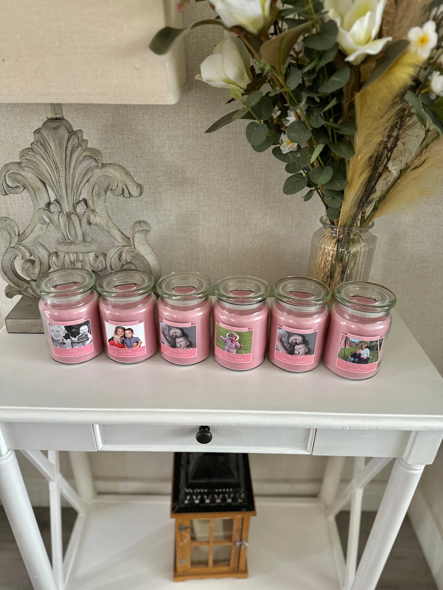 Personalised Glass Jar Candle