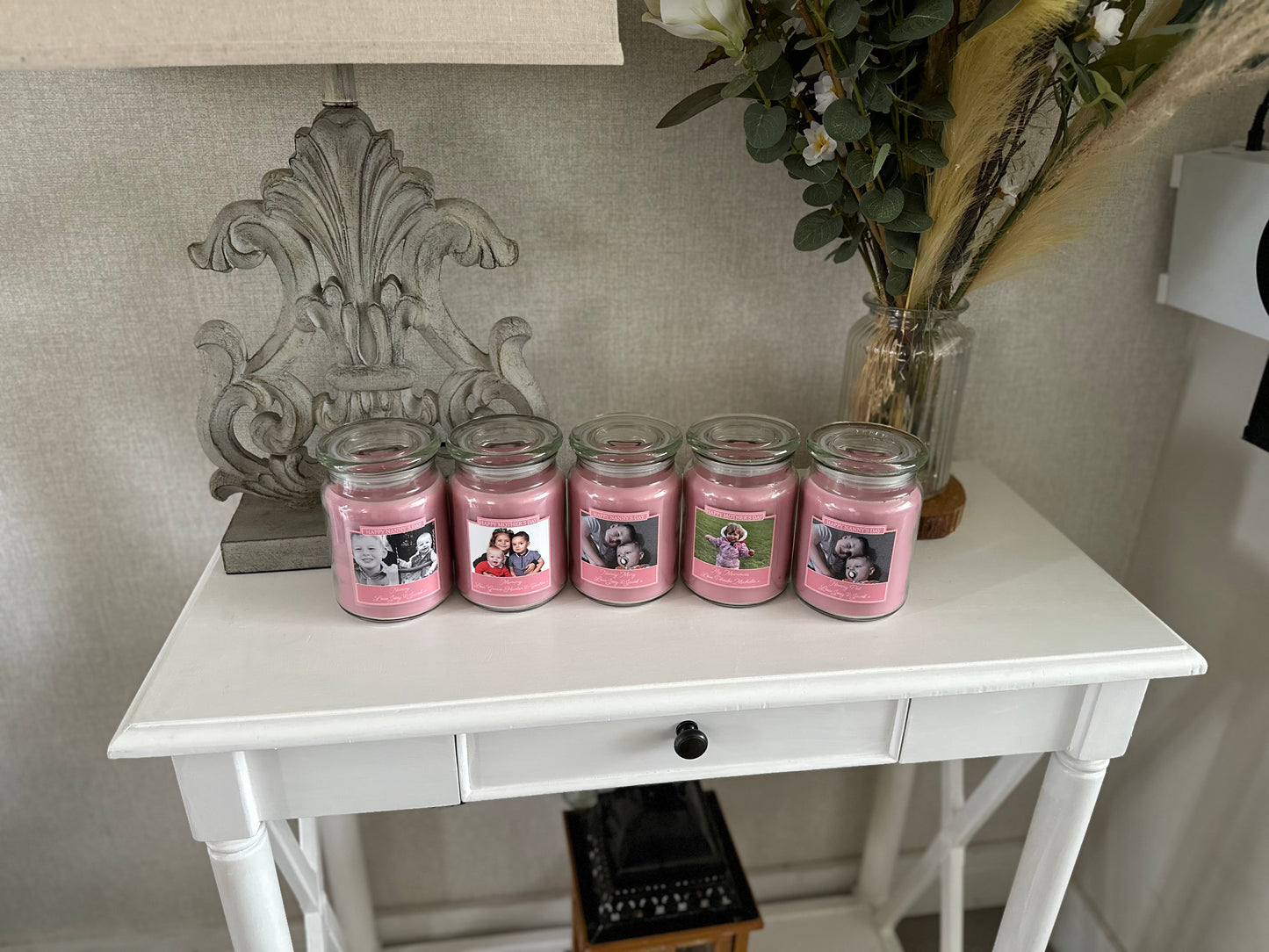 Personalised Glass Jar Candle