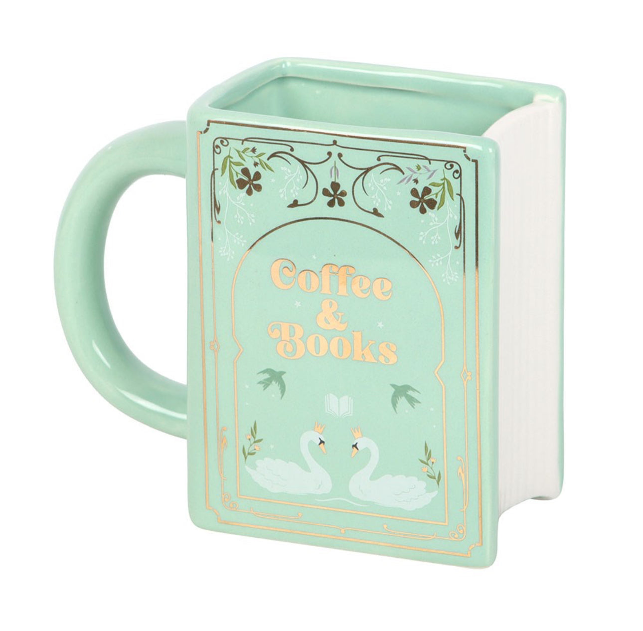 Green Book Shaped Mug
