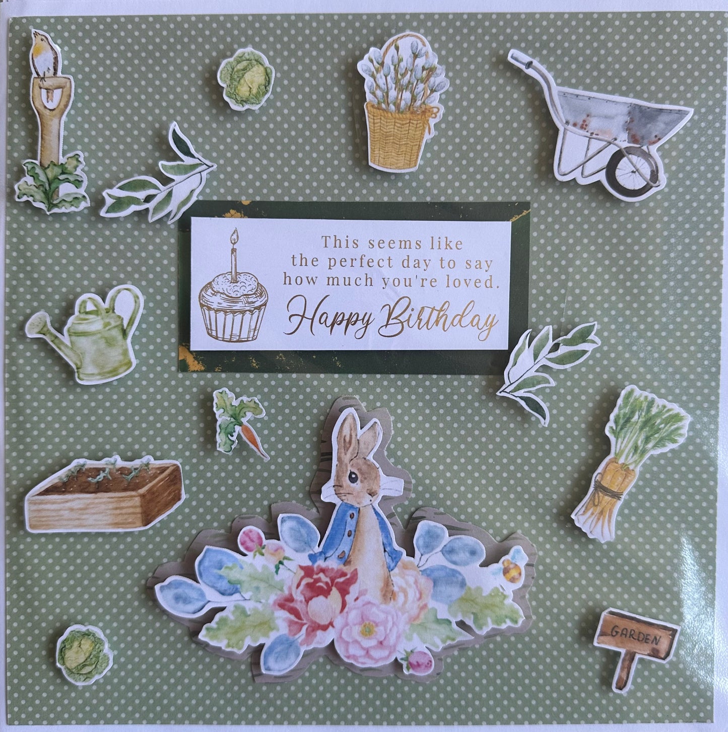 Large Peter Rabbit Garden Card