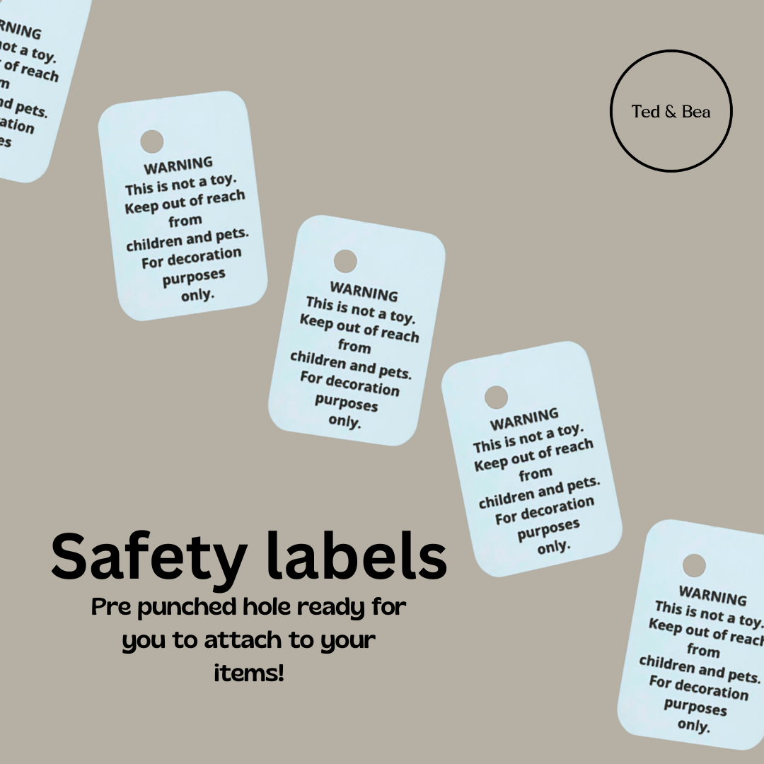 X50 This Is Not A Toy Labels