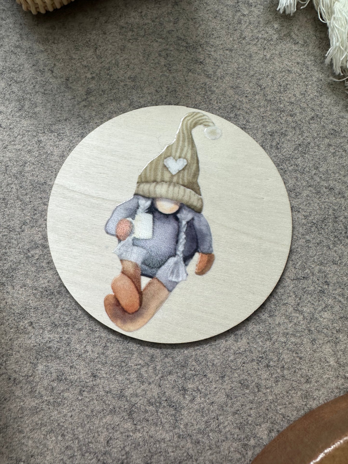 Cosy Gonk Wooden Disc