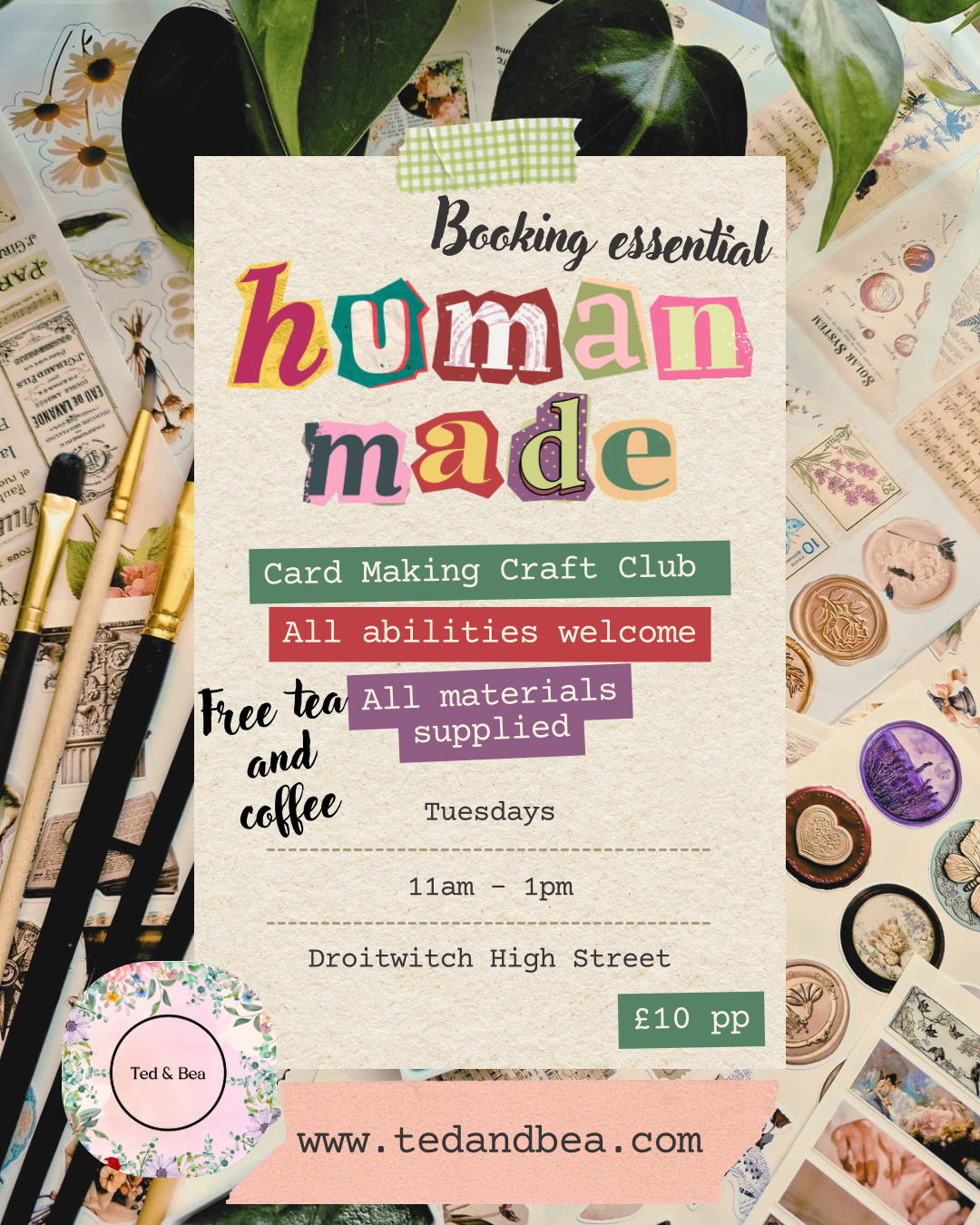 Adult Card Making Club Droitwich