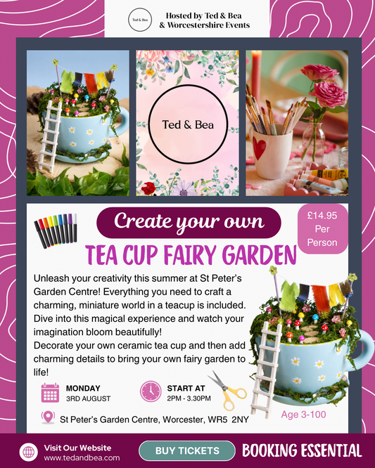 Tea Cup Fairy Garden Making At St Peter’s Garden Centre