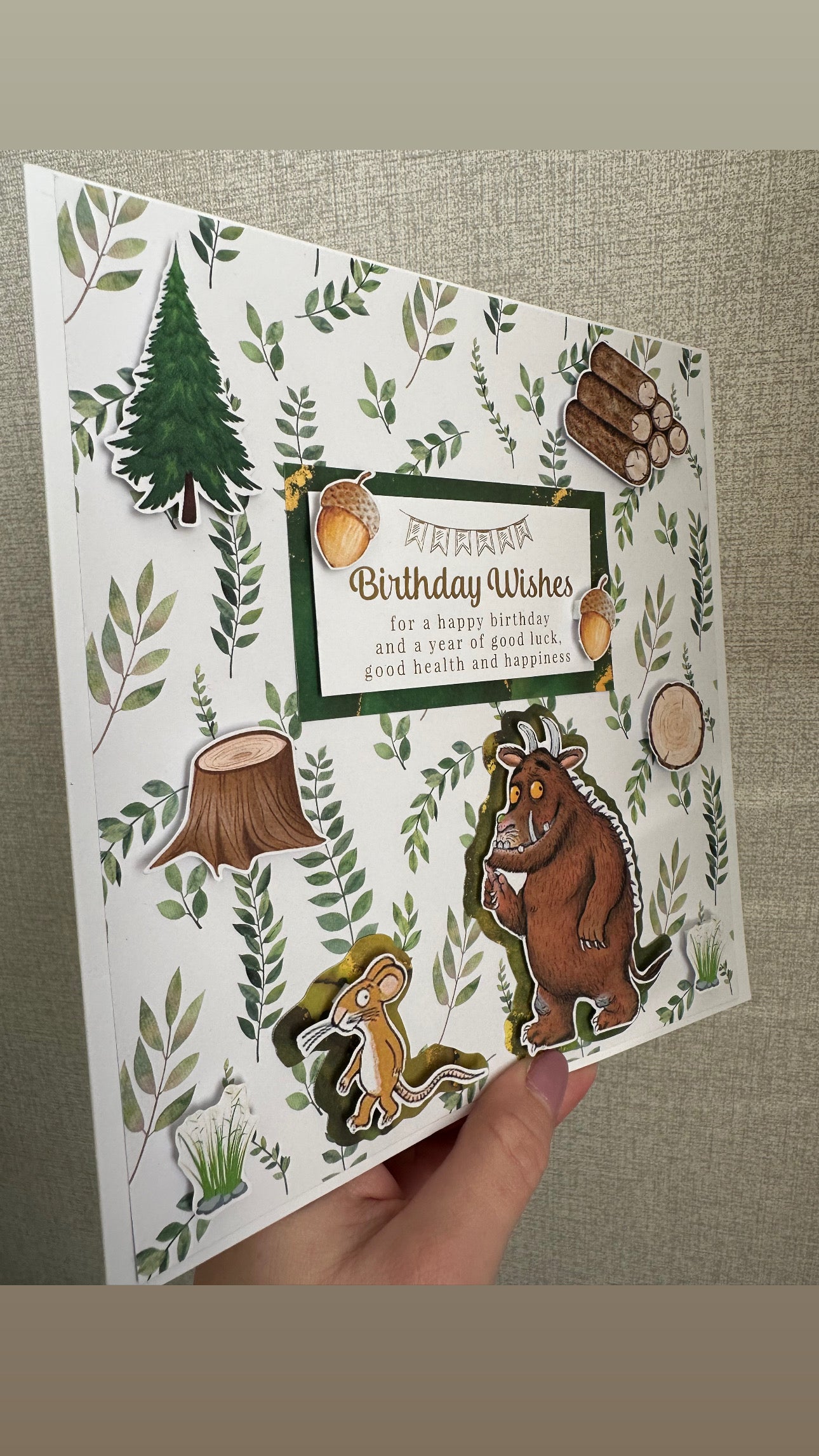 Gruffalo Large Birthday Card 1