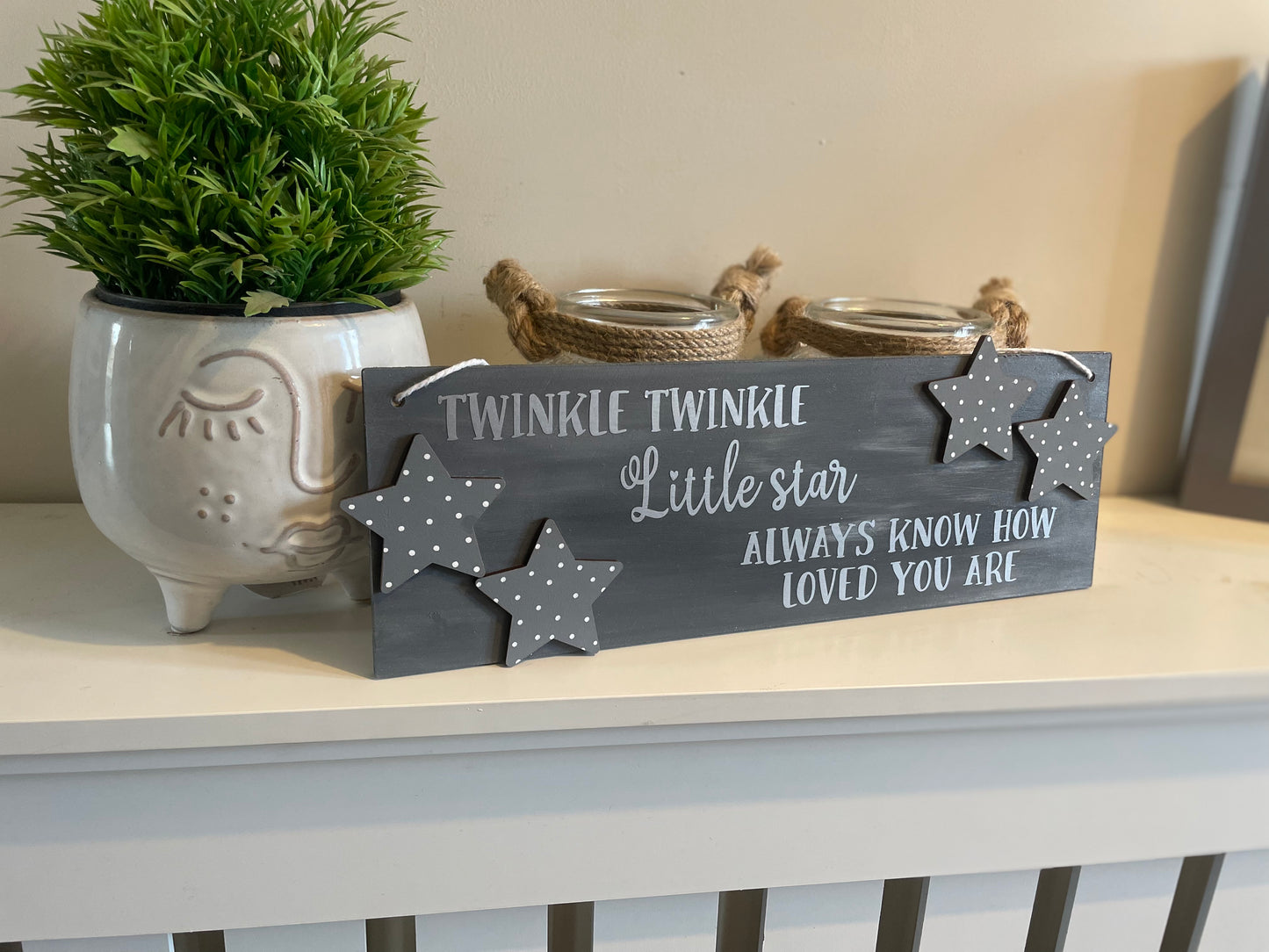 Twinkle Twinkle Grey Sign