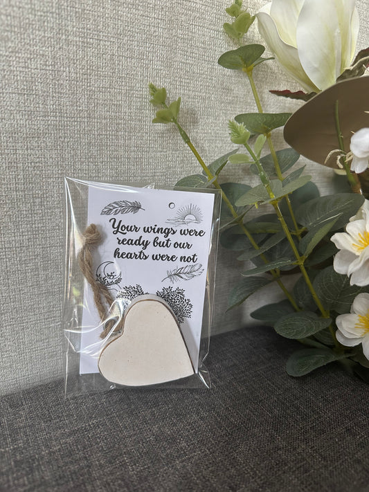 Your wings were ready but our hearts were not