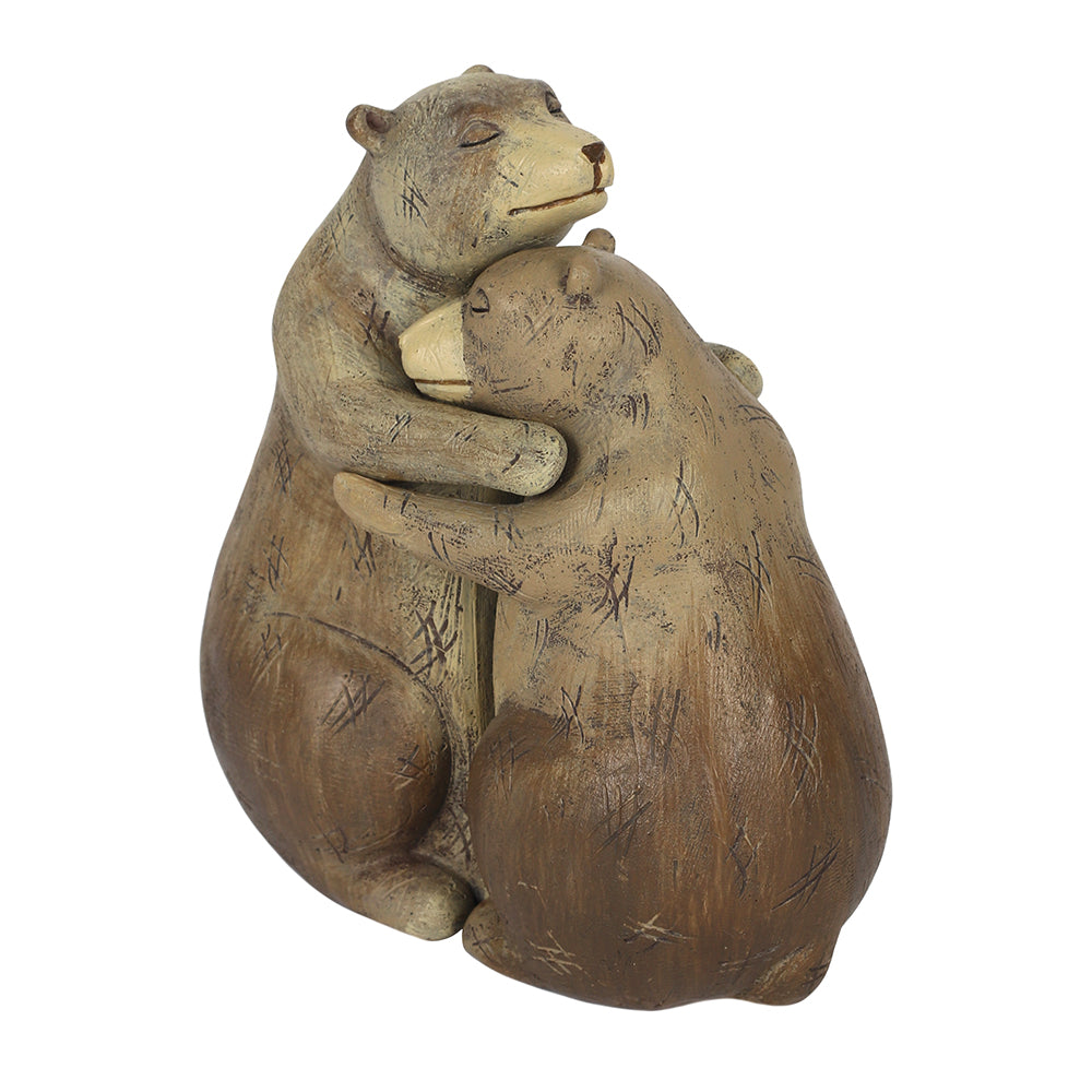 Bear hug couple ornament