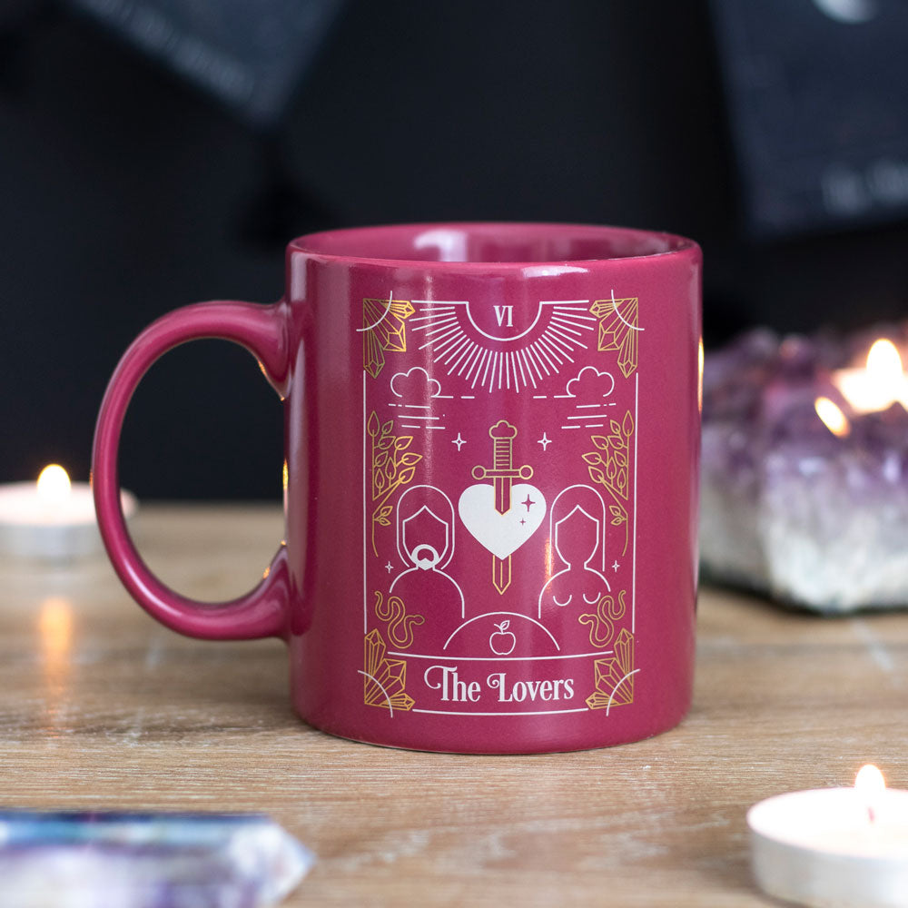The tarot lovers mug - pink