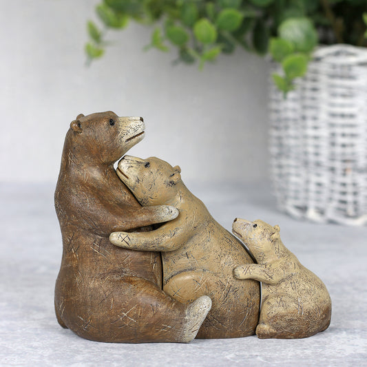 Bear family ornament