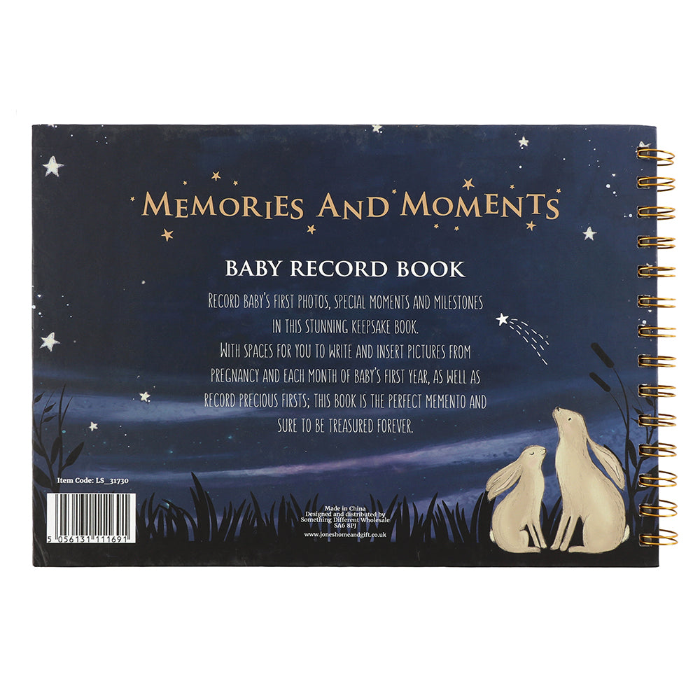Memories and moments baby memory book
