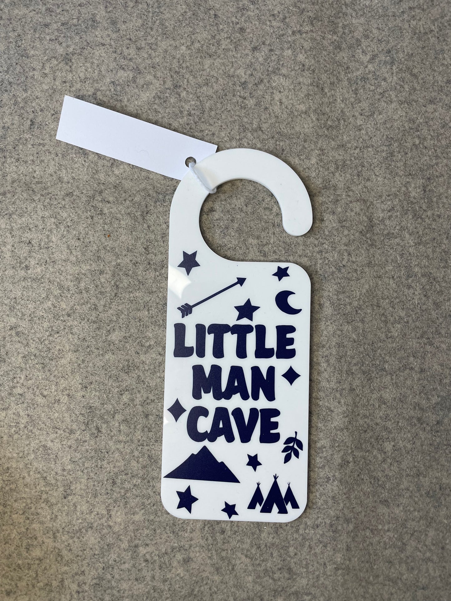 Little Man Cave Door Sign